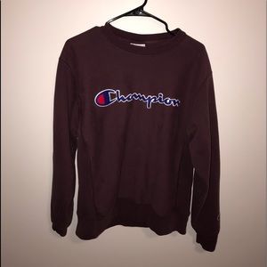 Maroon Champion Sweatshirt Medium